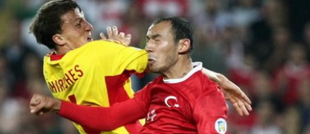 Meciul de fotbal Turcia-Romania, urmarit vineri seara, la TVR 1, de peste 3,3 milioane de romani